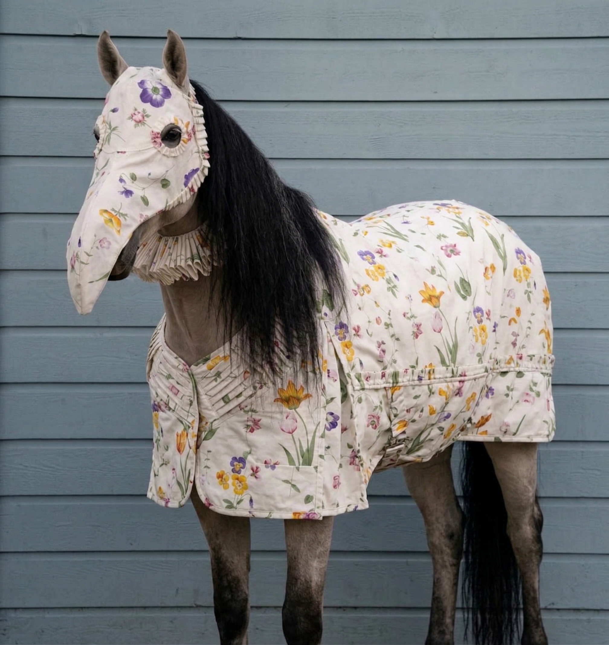 Horse-themed art piece